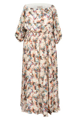 Mayes NYC Crane Maxi Dress in Cream-based color