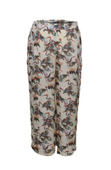 Mayes NYC Frances Wide Leg Lounge Pant in Crane print 